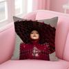 Singer Unique LLady GGaga Cushion Cover Pillow Case Soft Skin Friendly Fabric Comfort  Concealed Zipper