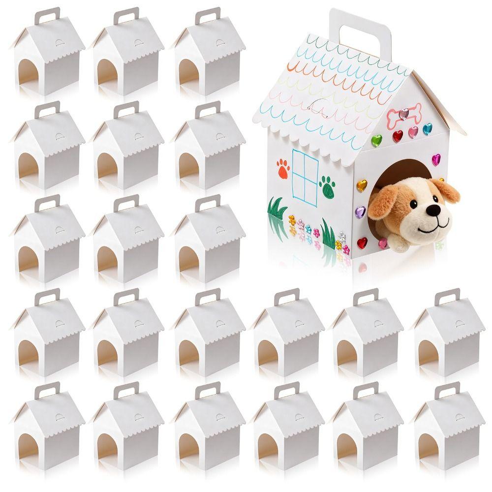 Miniature Boxes Gift Boxes Foldable Treat Gift Boxes Adopt Dog Party Favor Boxes Holiday Party