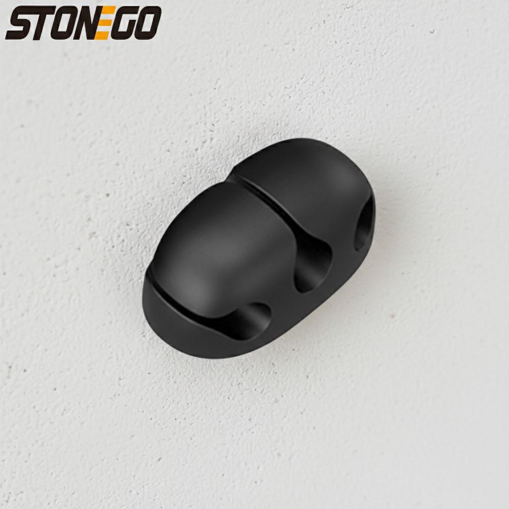 

Silicone Phone Cable Organizer Wire Winder USB Charger Desk Cord Holder Accessory Management Tidy Clip