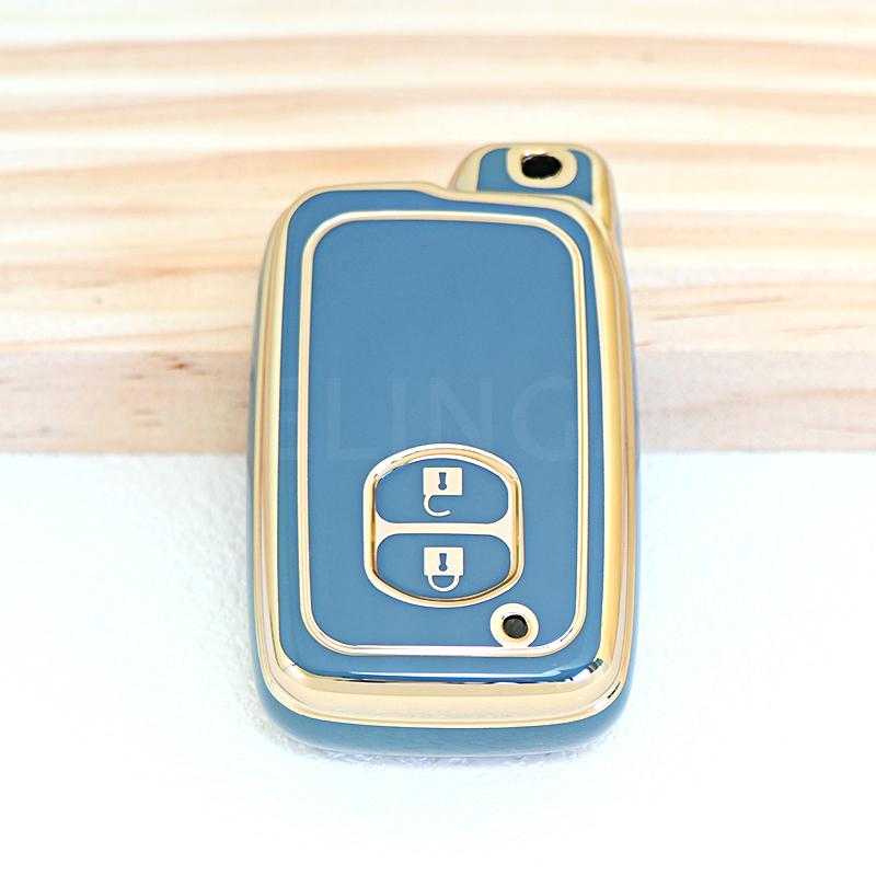TPU Car Key Case Cover for Toyota Camry Crown Majesta Highlander Land Cruiser Prado Kluger Mark X Subaru Foreste XV Protector