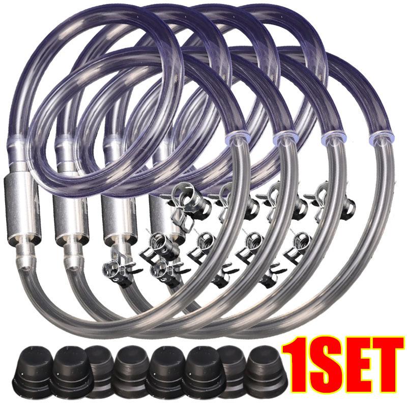 Car Clutch Brake Bleeder Hose Hydraulic Clutch One Way Valve Tube Bleeding Tool Replacement Adapter Kit Auto Accessories