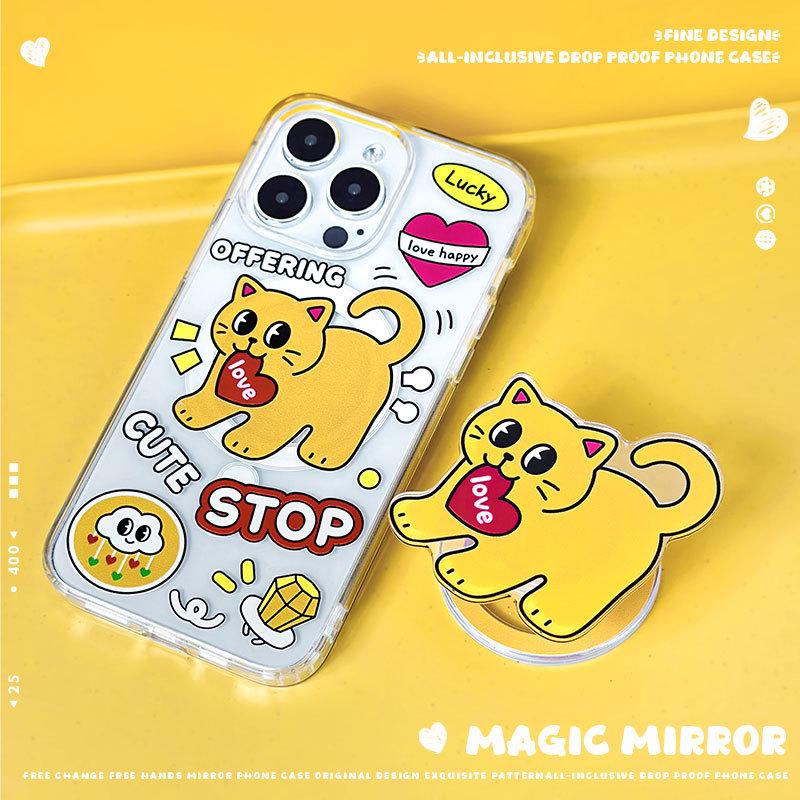 Magnetyczne etui na telefon Zhitai dla iPhone 12/13/14/15/16 Pro z funkcją podstawki dwa w jednym