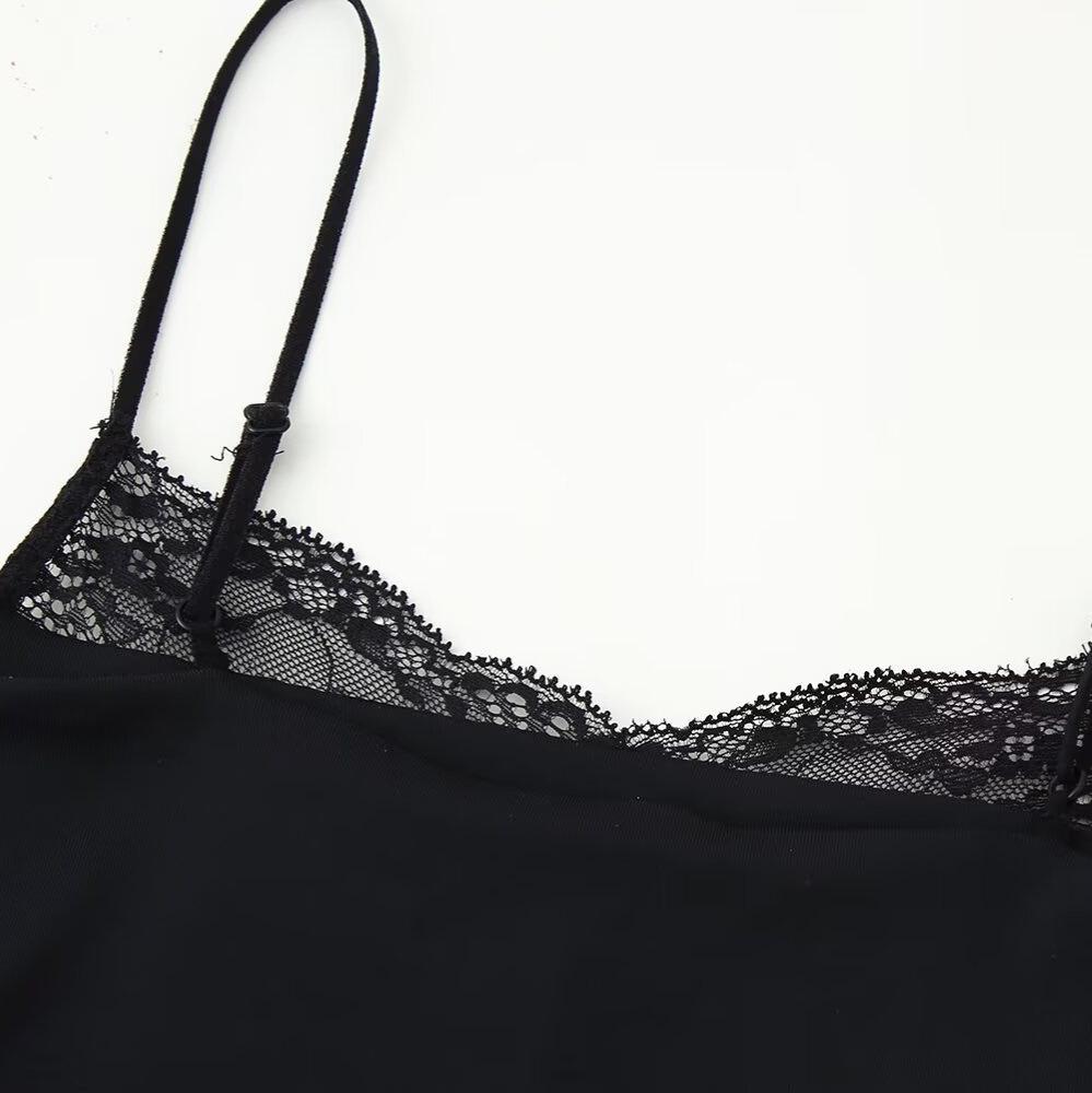 Nylon Lace Bodysuit for Women - European & American Style