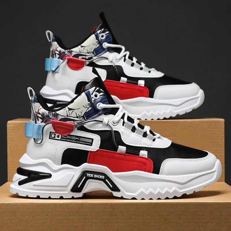 

Мужские кроссовки Оригинальные кроссовки Комфортные брендовые кроссовки Вулканизированная обувь Повседневная обувь на платформе для мужчин Повседневная мужская теннисная обувь 40