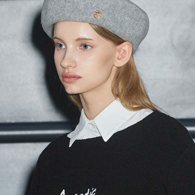 

АНОЭТИЧЕСКИЙ ЛОГОТИП ТОЧКА ШЕРСТЯНОЙ БЕРЕТ_СЕРЫЙ GREY