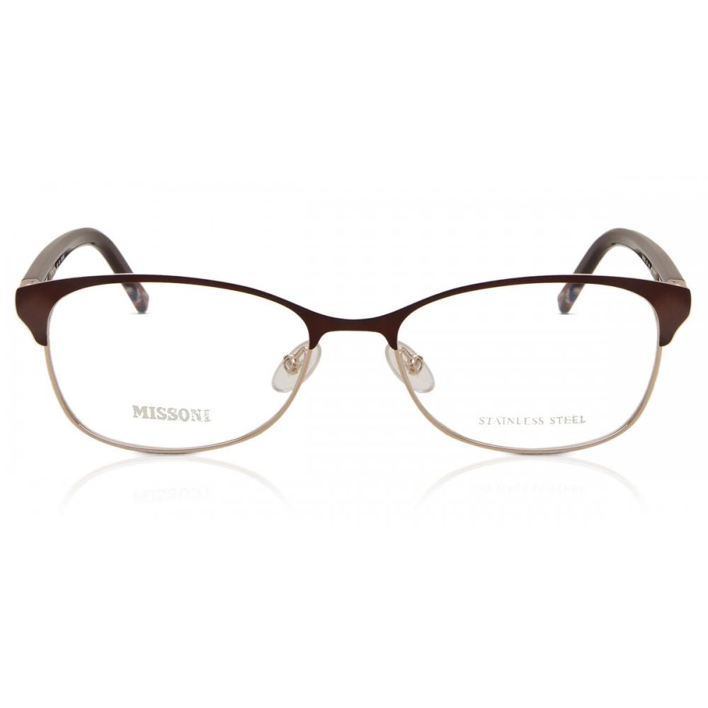 

Missoni Mi 0023 Lhf Women Eyeglasses Burgundy Gold/52