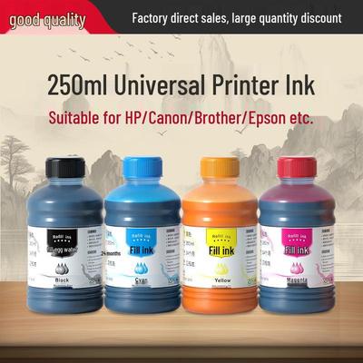 Universal Ink Refill for HP, Canon, Epson, Brother Printers - Available In 250ml, 100ml, and 500ml Sizes