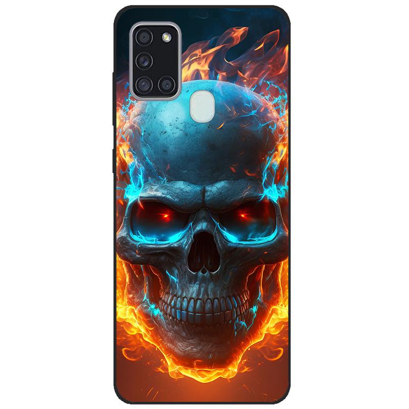 For Samsung A21s SM-A217F/DSN Back Cover tpu Soft Silicone Phone Case For Samsung Galaxy A21s Case Mobile Phone black coque new