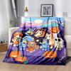 Halloween Night Adventure Blanket Soft & Cozy Great for Chair Bedding Picnics Four Seasons Multipurpose Playful Design