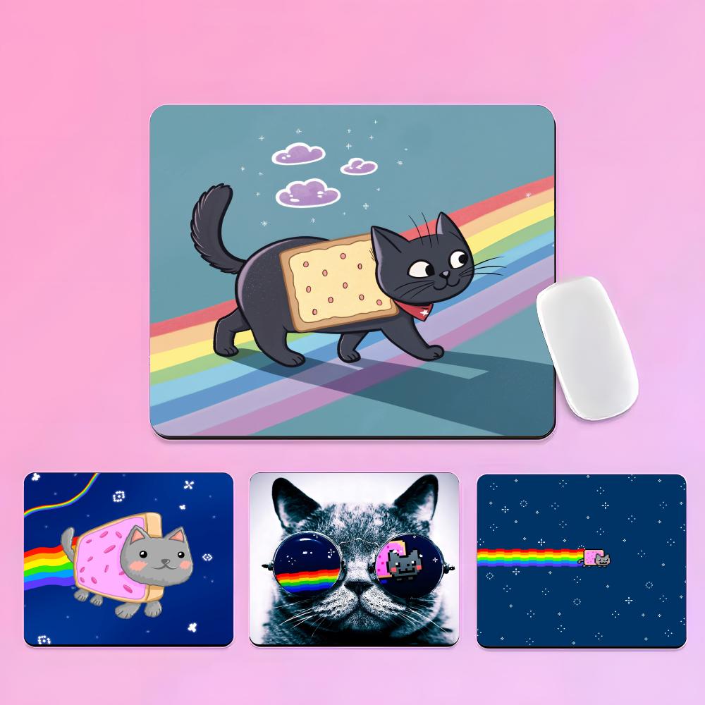Big Nyan Cat Mouse Pad Gaming Mouse Pad Small Mousepad For PC Gamer Desktop Decoration Office Mouse Mat