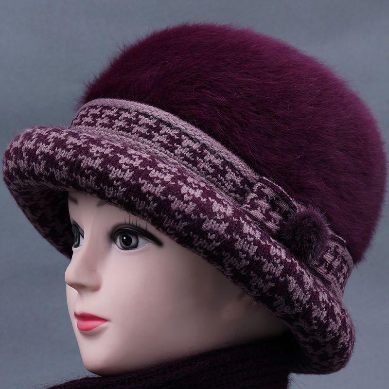 Fur Mink And Hot Fox Ball Cap Winter Hat Women Hat Girl Knitted Hats Skullies Beanies Brand New Thick Female Cap