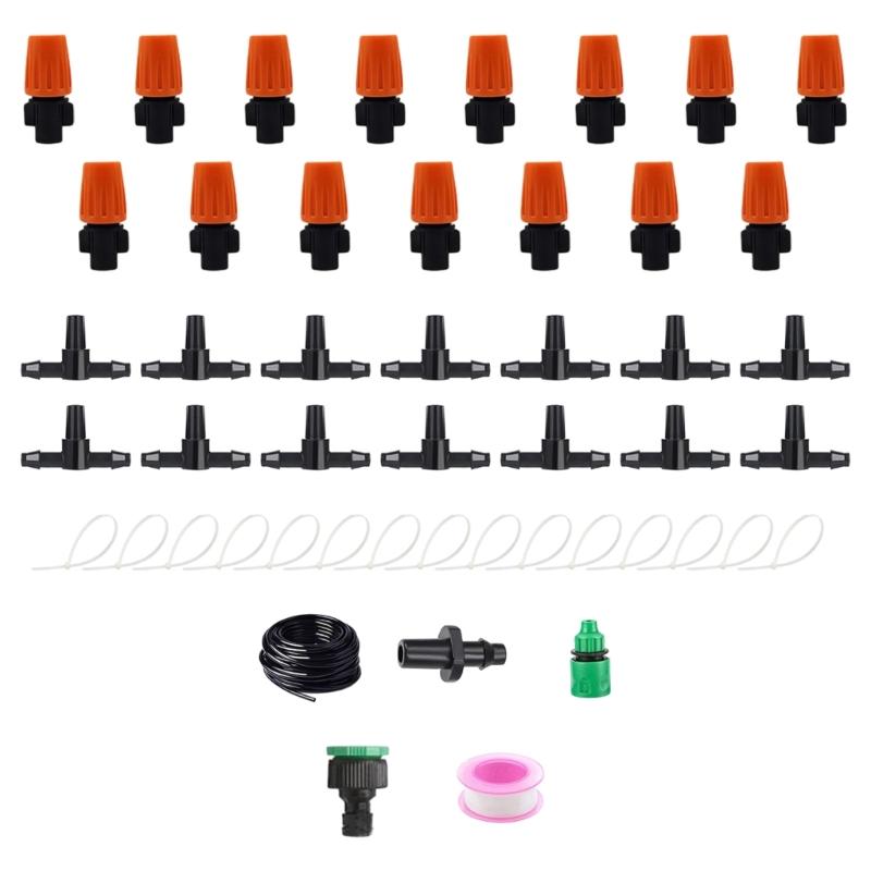 Adjustable Angled Garden Sprinkler Set Drip Irrigation System Heat Resistant For Efficient Watering In Yard And Lawns