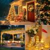 Solar Christmas Lights Outdoor Solar String Lights LED Fairy Lamp Twinkle Tree Light for Xmas Garden Patio Party Wedding Decor
