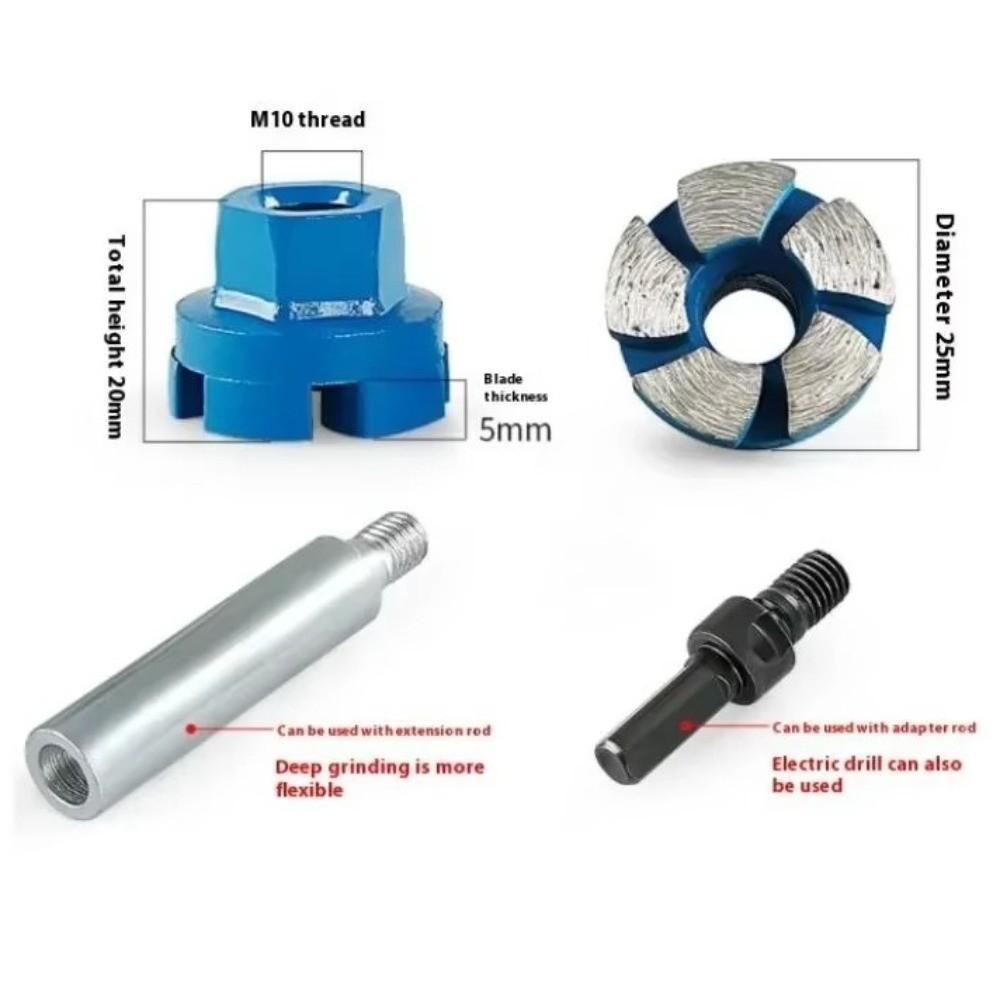 Multifunctional 1 Inch Diamond Flat Grinding Head Portable Flat Grinding Head  for Polishing