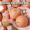 Uovo Simil-Silicone Giocattolo da Spremere Uovo Guscio d'Uovo Frangibile Texture Morbida Uovo da Spremere Giocattolo Fidget Antistress Asmr Sensoriale Giocattolo Antistress