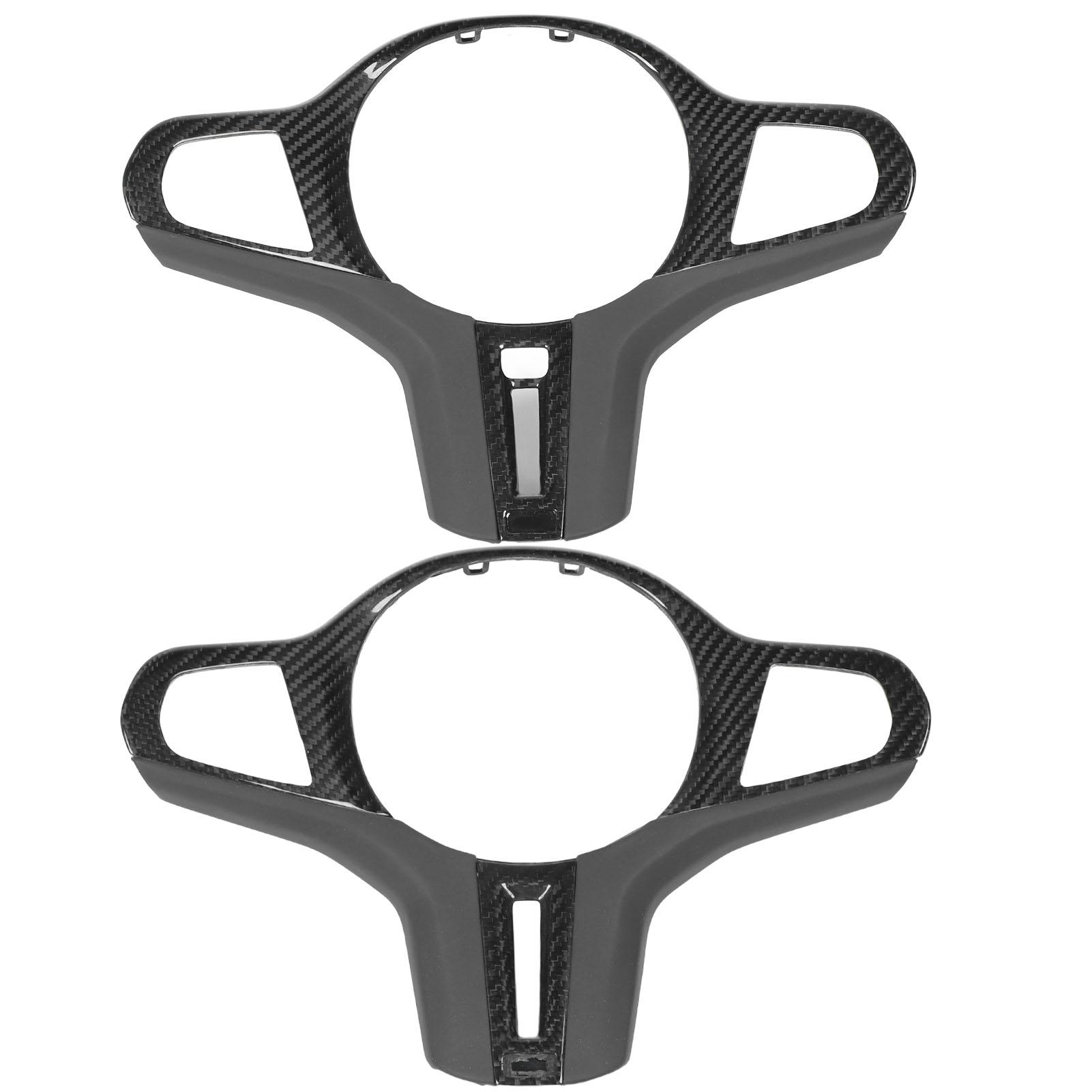 

Наклейка на рамку рулевого колеса автомобиля, декоративная наклейка из углеродного волокна для M2 M3 M4 G87 With Heating Button