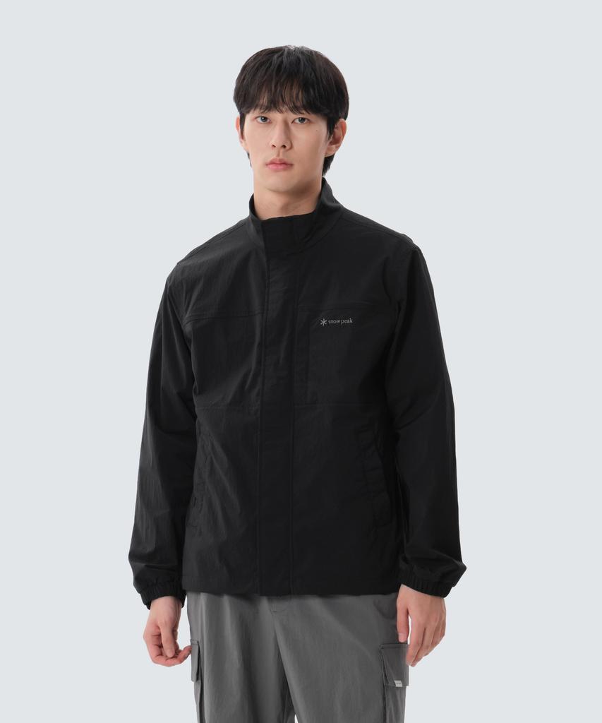 Snowpeak Apparel Root Stand Neck Windbreaker (S25Mmrwb64) Black