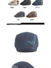 Baumwoll-Entenschnabel-Barett für Herren und Damen - Koreanische Mode Schiebermütze für Frühling/Sommer Outdoor-Reisen