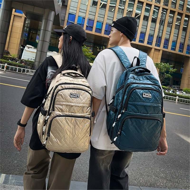 Schoolbag Backpack Large Capacity Premium Computer Backpack Simple Cute Female Casual Trend College Student Couple School Bag