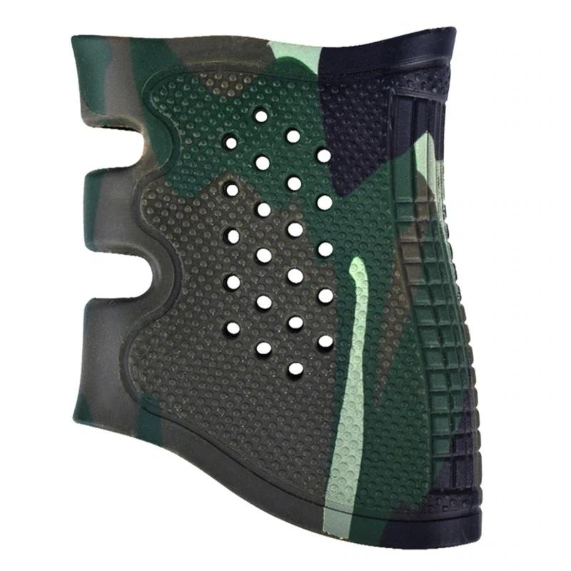 Poignée de pistolet d'extérieur en caoutchouc antidérapant pour revolver, pistolet revolver antidérapant, paintball, airgun, accessoires de camping