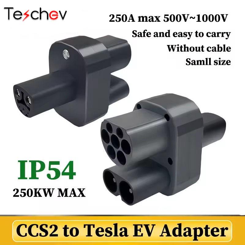 GKFLY CCS2 to Tesla EV Charging Adapter 250A CCS2 Combo for Tesla Convertor for Car Charger CCS2 Tesla Adapterr CCS2 to TESLA