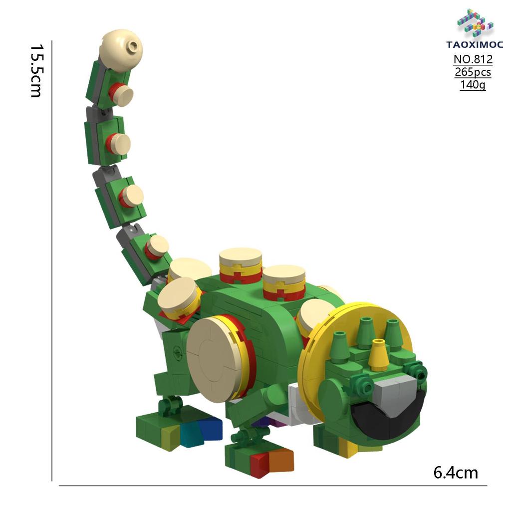 Poppy3 Smiling Critters: Sleepy Cat Building Blocks