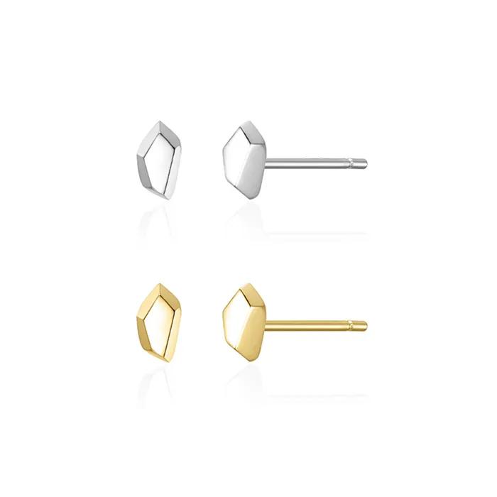 [Worn by Actress Kim Si-a][3rd Reorder] 925 Silver Flare Mini Pebble Earrings
