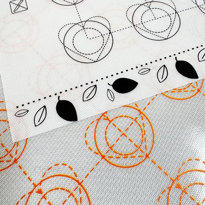 Silicone Macaron Baking Mat Non Stick Fondant Cookie Pad Oven Bakeware Sheets Liner Cakes Pastry Tools Rolling Dough Mats