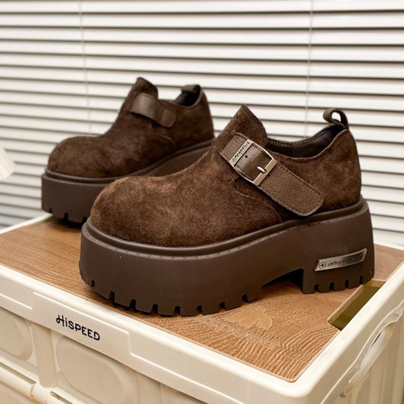 Fashion Flats Women Sport Shoes Platform Suede Casual Loafers Shoes Fashion Autumn Woman Sneakers 2025 Brand Designer Chaussure Femme