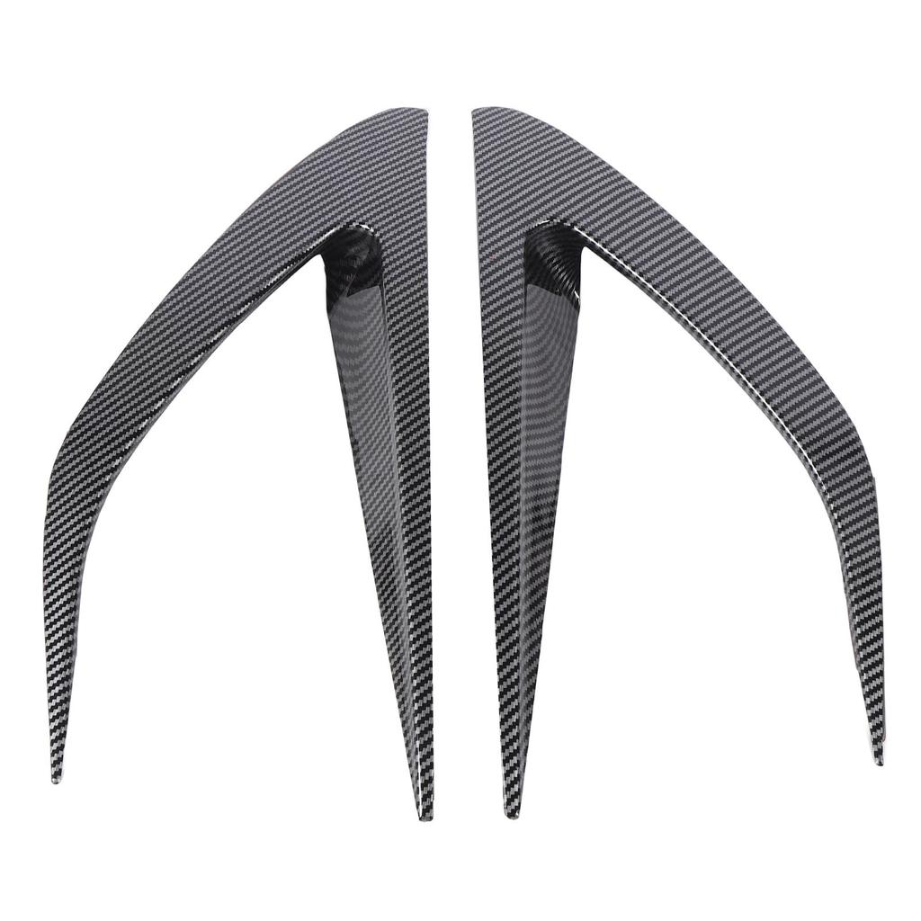 1 par auto främre luftventilssplitter Förbättrad aerodynamik Ökat marktryck Snyggt utseende Ersättning för MX 5 Miata ND