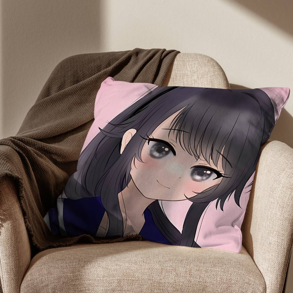 Yandere Simulator Ayano Aishi Принт Наволочка см Квадратный Чехол для Подушки для Декора Гостиной Спальни 30cmx30cm