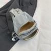 New high-value, fashionable and versatile casual small backpack, women's multi-purpose lightweight breast bag, multi-compartment shoulder bag
