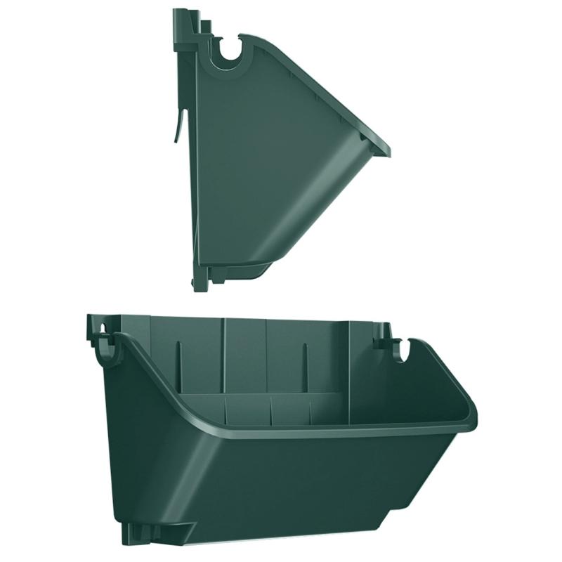 Pack Of 4 Wall Mounted Outdoor Vertical Planter Space Saving Design For Small Gardens And Patios