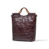 Cross-border leather whole tree paste hand scratching tannin real vegetable tanned cowhide tote bag handbag women's shoulder messenger bag bag