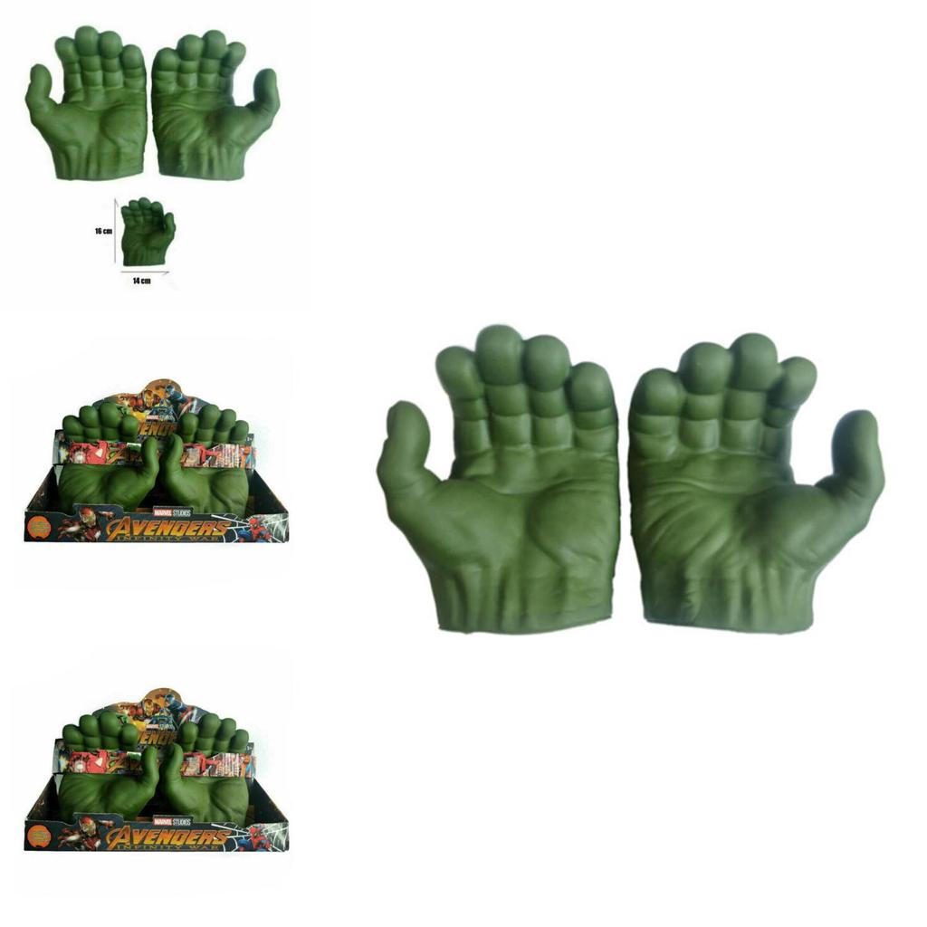 Incredible Hulk Smash Hands Avengers Cosplay Gloves Soft Toy Party Gift
