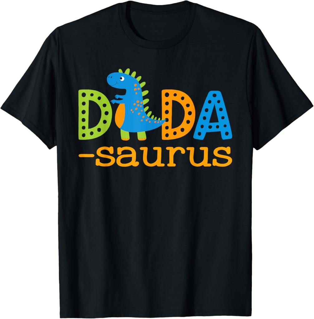 Family T-Shirt Mama Saurus Daddy Saurus Dad Dinosaur Birthday Family Matching T-Shirt Kawayi Custom T-Shirt Ropa Hombre