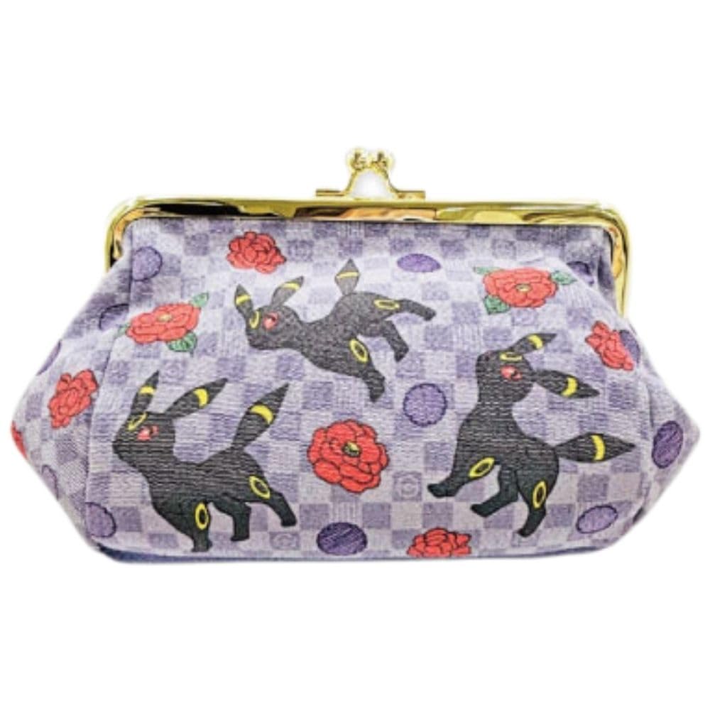 

Marimo Craft Japanese Pattern Clasp W150xH125xD80mm Pokémon Pouch, Umbreon, Approx. PKM-913