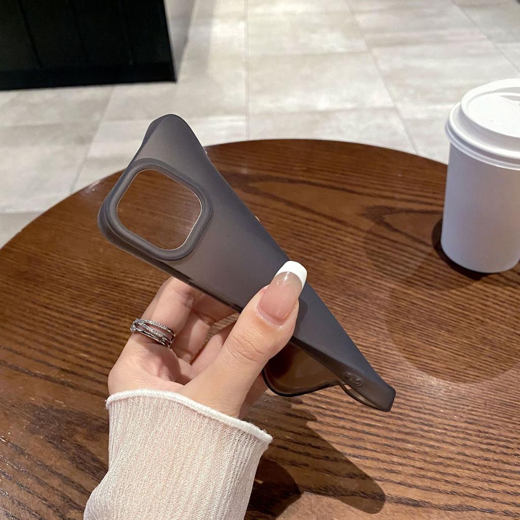 Applicable To Apple 16pro Solid Color Matte Protective Case IPhone 15 Simple Skin Feeling Mobile Phone Case 14tpu12 Soft Shell