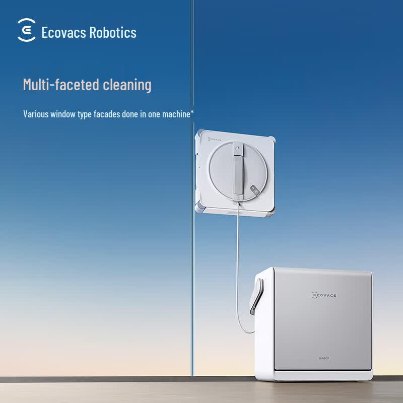 Ecovacs Winbot W2S Window Cleaning Robot with All-in-one Station CN plug (adapter included)