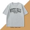 Mystic Falls Virginia Est1864 T Shirts for Virginia Casual Vampire Fan Salvatore TShirt Vintage Damon Printed Tshirt Clothes