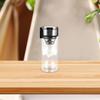 240Ml Glass Tea Infuser Bottle Double Layer Thermal Resistant Tumbler with Handle Tea Strainer Design for Office Travel Home