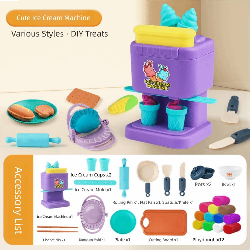 Table Snack Kids Pretend Cooking Toy with Storage Case Afternoon Tea Toy Set  Pretend Play