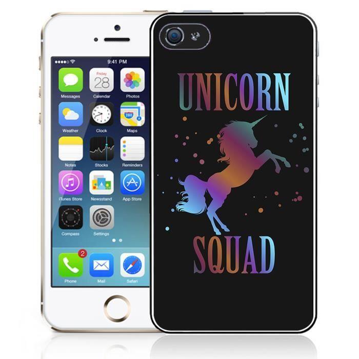 Coque iPhone 4 - 4S Unicorn Squad Licorne