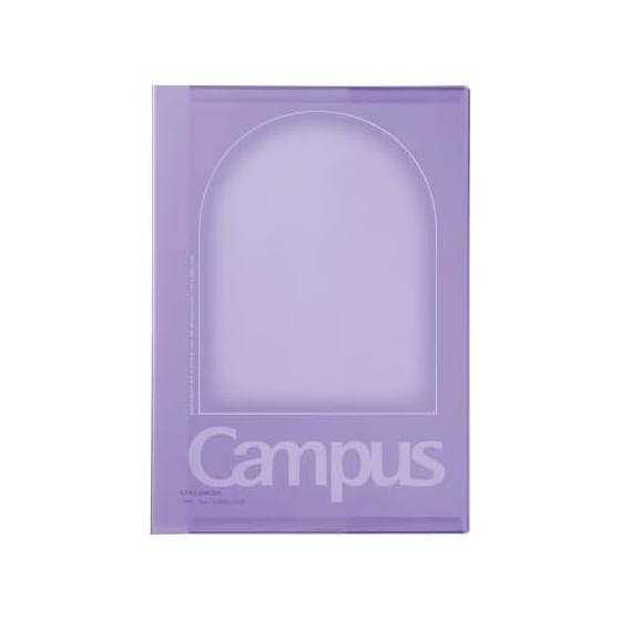 KOKUYO Campus Decorate the Cover Clear Notebook Cover Positive & Relax B5 Twilight Purple NTC-CB5-L1-LV