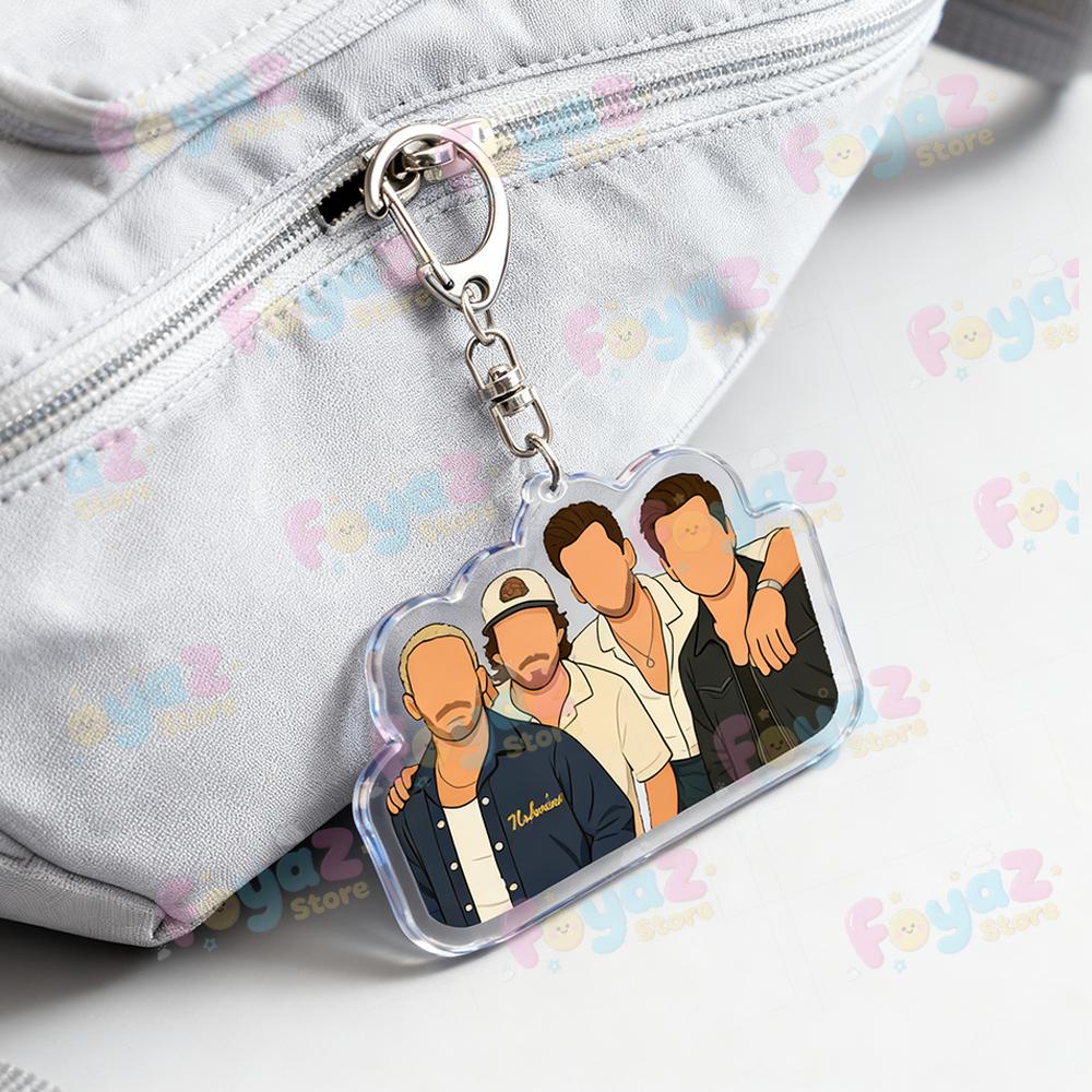 

Big Time Rush Brt Keychain Keyrings for Accessories Bag Key Chain Ring Jewelry Music James Maslow Fans Gifts for Friends