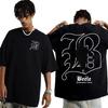 Rapper BEELE Borondo Tour Album 2025 Grafik T-Shirt Herren Damen Harajuku Hip Hop Street T-Shirt Baumwolle Lässig Oversized T-Shirt