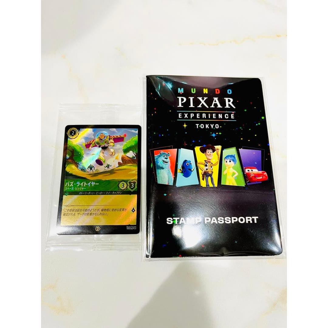 Used Pixar s World Exhibition Limited Buzz Disney Lorcana Promo Card pixar