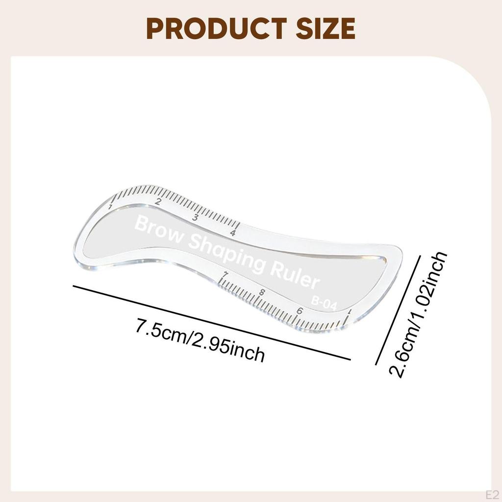 Eyebrow Shaping Ruler Arch Brow Mapping Fast Drawing Positioning Tool Template