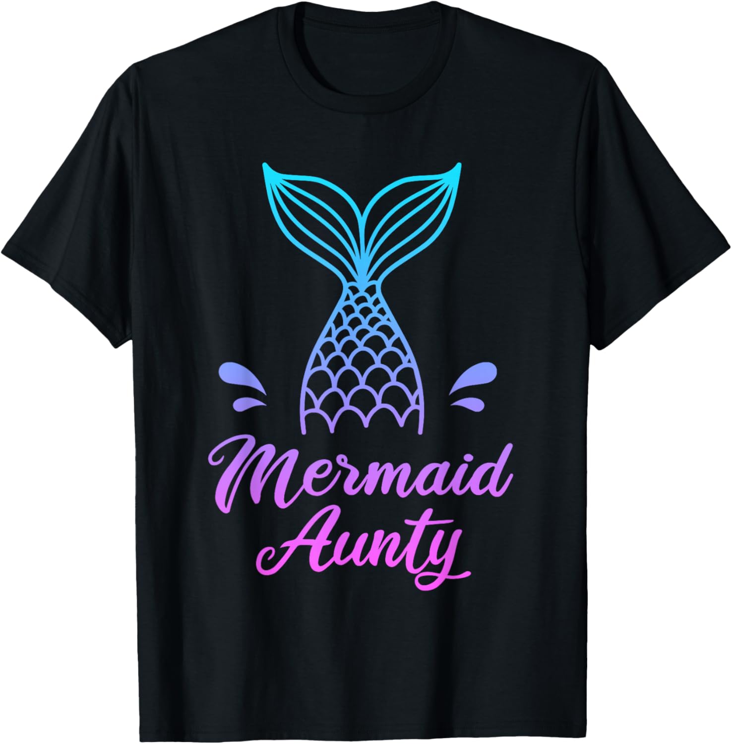 Mermaid Aunty Shirt Mermom Security Apparel Mothers Day Aunt T-Shirt S разноцветный