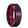 Peripherer Berserk Ring Gedenk-Anime Mode Einfach 7 Farben Kühl Laser Edelstahlring Herren Damen
